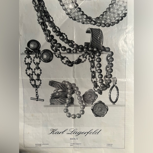 Karl Lagerfeld vintage couture earrings - Picture 5 of 5